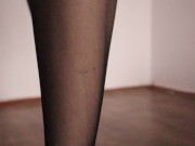 Preview 1 of in a school miniskirt and stockings jumps on a cock, cumshot off the whole body