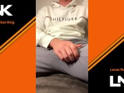 Preview 2 of Extremely huge cumshot in pants | loud moaning