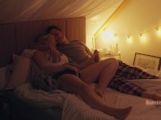 Preview 3 of The movie is good, but the sex is much better! Mutual masturbation and sideways sex by a real couple