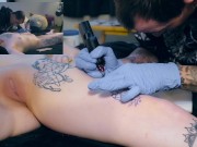 Preview 1 of The Ceo does Kinkykushkittys Pentagram tattoo (Pussy View)