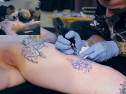 Preview 4 of The Ceo does Kinkykushkittys Pentagram tattoo (Pussy View)