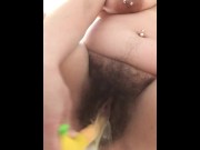 Preview 1 of Pissing and farting on my toy