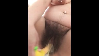 Pissing and farting on my toy