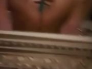Preview 5 of Geordie princess fucking herself in the mirror