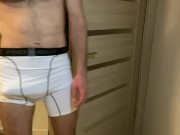 Preview 5 of Take out white shorts and make a cumshots