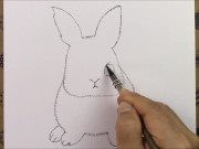 Preview 4 of How to draw cute rabbit pencil drawing video