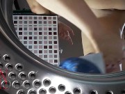 Preview 1 of Domination in laundry. Housewife fucked in the washing machine. 3