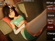 Preview 1 of 3D Hentai Girl Riding BBC For The First Time Our Apartment How to Play