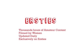 Ersties - Amateur Babe Masturbates While Watching Herself