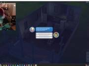 Preview 2 of RECREATING MY SEXUAL FANTASIES IN THE SIMS 4: Rough Anal Gangbang w/ Bukkake on Livestream