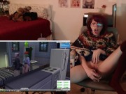 Preview 3 of RECREATING MY SEXUAL FANTASIES IN THE SIMS 4: Rough Anal Gangbang w/ Bukkake on Livestream