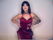 Preview 4 of RESIDENT EVIL COSPLAY - ADA WONG - TRY NOT TO CUM - DEMO