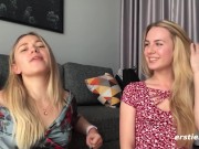 Preview 3 of Ersties - Sexy Amateur Babes Take Turns On Each Other