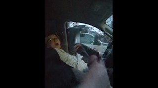 I Made My UBER Driver Touch Me and Make Me CUM