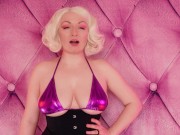 Preview 2 of Sissification FemDom POV video: sexy MILF dirty talk and humiliation (Arya Grander) training sissy