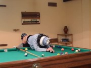 Preview 4 of Hot babe with perfect body banged on the pool table