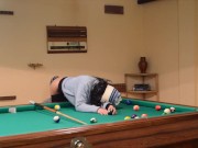 Preview 5 of Hot babe with perfect body banged on the pool table