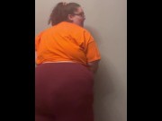 Preview 2 of BBW Quick Little Striptease Spanking Ass