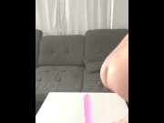 Preview 5 of I fuck my pussy with pink dildo