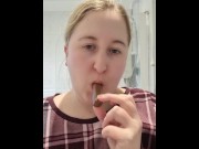 Preview 2 of Sucking on some chocolate