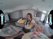 Preview 5 of WETVR First Creampie VR Porn Fuck With Girl Scout Mazy Myers