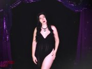 Preview 4 of Raven Haired Witch Mesmerization Preview Bellatrix Bandit Fetish Femdom Cosplay Roleplay Custom Clip
