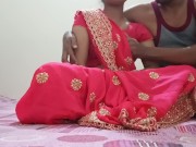 Preview 1 of Hot indian desi village bhabhi was painfull sex with dever on clear Hindi audio