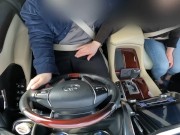 Preview 1 of A frustrated married woman makes me ejaculate with a handjob while driving