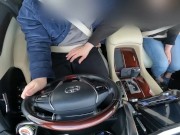 Preview 2 of A frustrated married woman makes me ejaculate with a handjob while driving