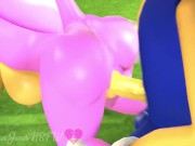 Preview 3 of Sonic Fucks Amy's Tight, Wet Pussy & Gives Her a Creampie (ADR/ASMR) Animation: dradicon