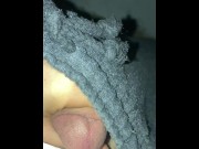 Preview 1 of I Secretly Masturbate on the Balcony and Ejulate My Horny Turkish Cock
