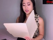 Preview 5 of Sexy Asian Secretary Bribes You with her Tight Pussy -ASMR