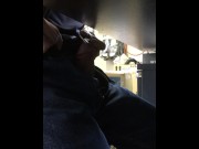 Preview 1 of RISKY Jacking off at work under my desk and cumming
