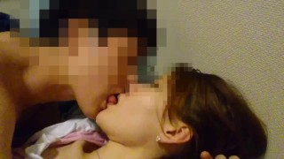 [The couple's real lovey-dovey sex with a volume warning.