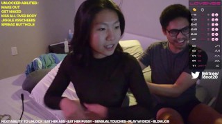 ASIAN GIRLFRIEND DOES FIRST ANAL WITH HUGE TITS