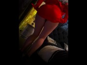 Plump Round Ass In Silk - Big round Sexy ass dancing in red silk dress shows off her new underwear |  free xxx mobile videos - 16honeys.com
