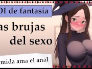 Preview 3 of Las brujas del sexo. Brujita timida ama el anal. JOI COMPLETO en español.