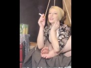 Preview 2 of Compilation of Sexy & Seductive Recent Smoke Exhales for you- XOXO- Roxy