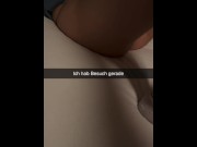 Preview 2 of German Student cheats with Classmate on Snapchat