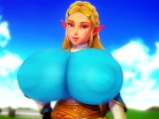 Preview 2 of Zelda Milky Boobs | Imbapovi
