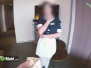 Preview 3 of They offer money to the hotel maid to have sex with her in exchange for money