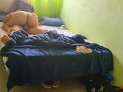 Preview 4 of Riding Amateur Making Hard Love with my Boyfriend in the morning until Cum Inside me