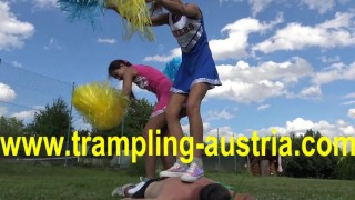 cheerleader trampling