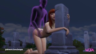 She goes to the cemetery for one last fuck with her boyfriend