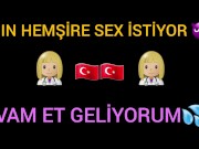 Preview 1 of AZGIN HEMŞİRE HASTANEDE SEVİŞİYOR - SİK BENİ - TÜRKÇE ASMR