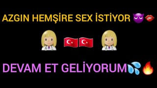 AZGIN HEMŞİRE HASTANEDE SEVİŞİYOR - SİK BENİ - TÜRKÇE ASMR