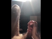 Preview 5 of hairy twink stroking in the sun