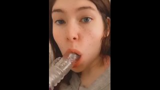 Dirty talk sucking my dildo onlyfans babygirlbrdl