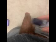 Preview 5 of At home stroking this dick horny as fuck (excuse dog barking in background lol)
