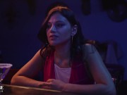 Preview 4 of Delphine - Curvy MILF Mona Azar Fucks The Bartender When No One Is Around